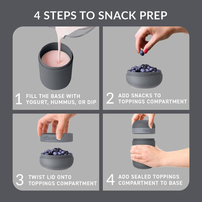Bentgo Snack Cup - Portable Snack Container, Leak-Proof Design, Freezer Friendly