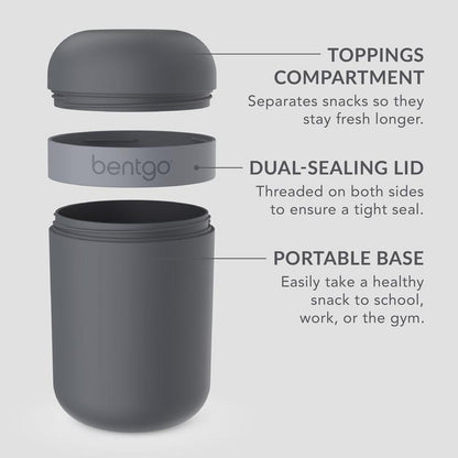 Bentgo Snack Cup - Portable Snack Container, Leak-Proof Design, Freezer Friendly