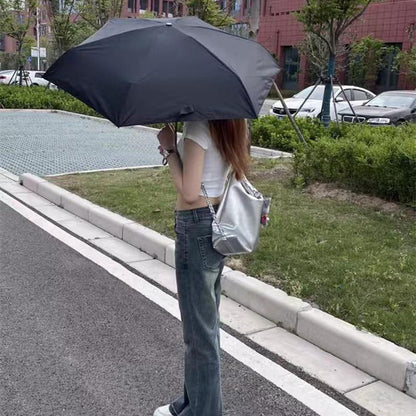 Mini Portable Pocket Umbrella, Perfect for Travel and Outdoor Activities. Compact UV Protection Travel Umbrella Compact Travel Umbrella Portable Pocket Umbrella Outdoor Camp Travel Portable Mini Umbrella Daily Commute Rainproof Umbrella