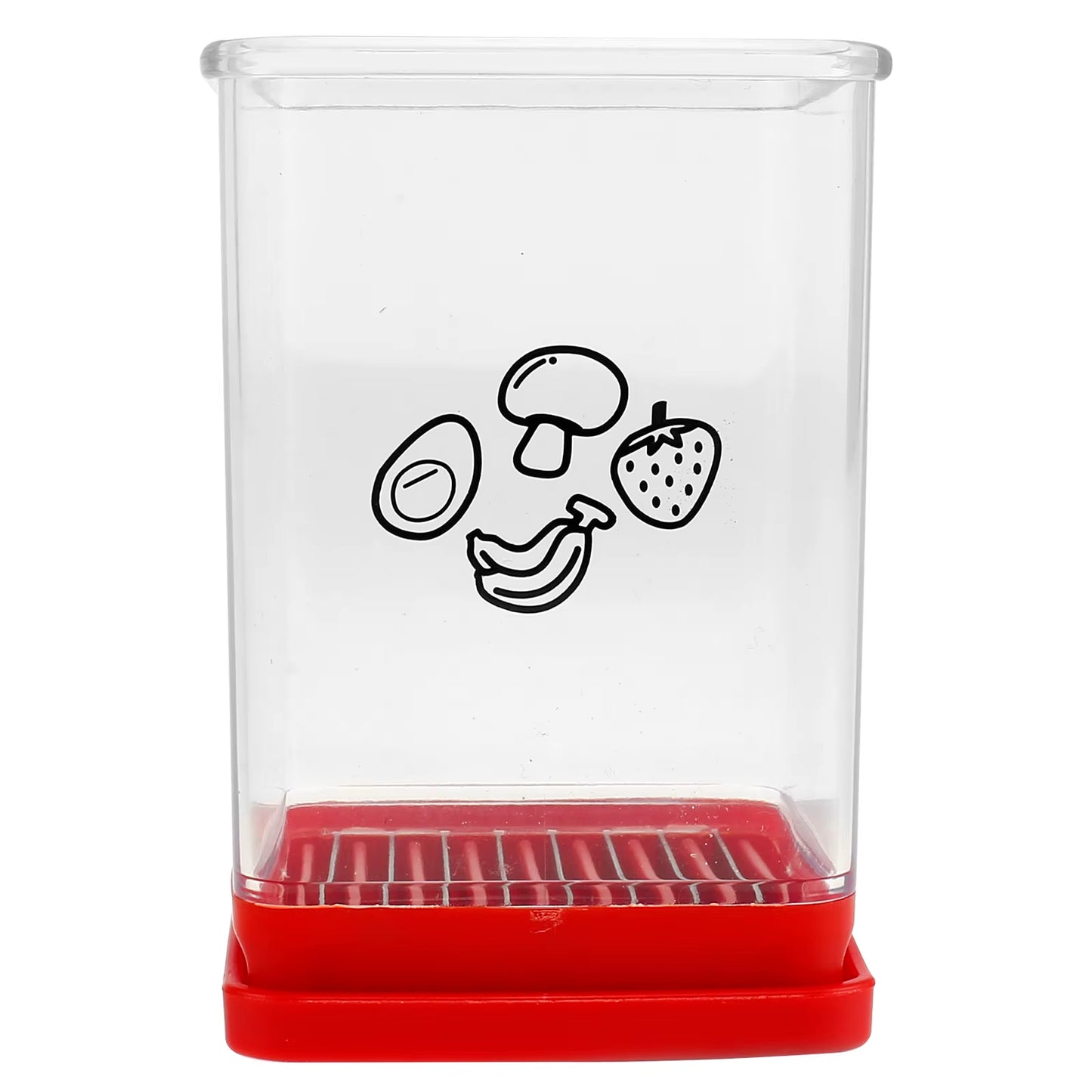 Portable Manual Speed Cup Slicer with Push Plate for Efficient Fruit and Vegetable Cutting