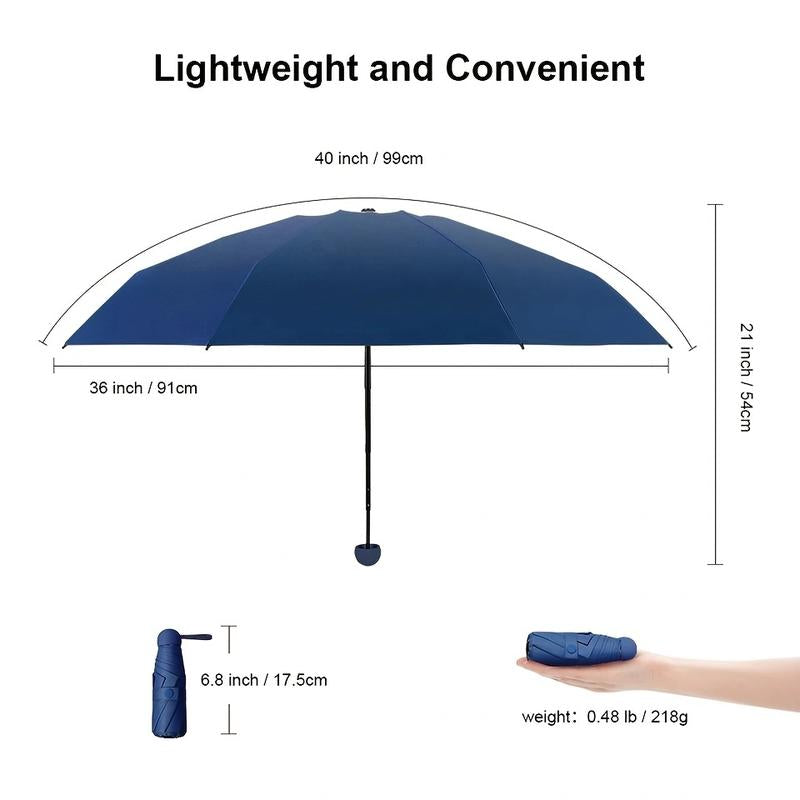 Mini Portable Pocket Umbrella, Perfect for Travel and Outdoor Activities. Compact UV Protection Travel Umbrella Compact Travel Umbrella Portable Pocket Umbrella Outdoor Camp Travel Portable Mini Umbrella Daily Commute Rainproof Umbrella